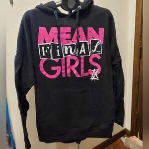 Ice Nine Kills Mean Final Girls Black and Pink Graphic Hoodie Sz XL NWOT
